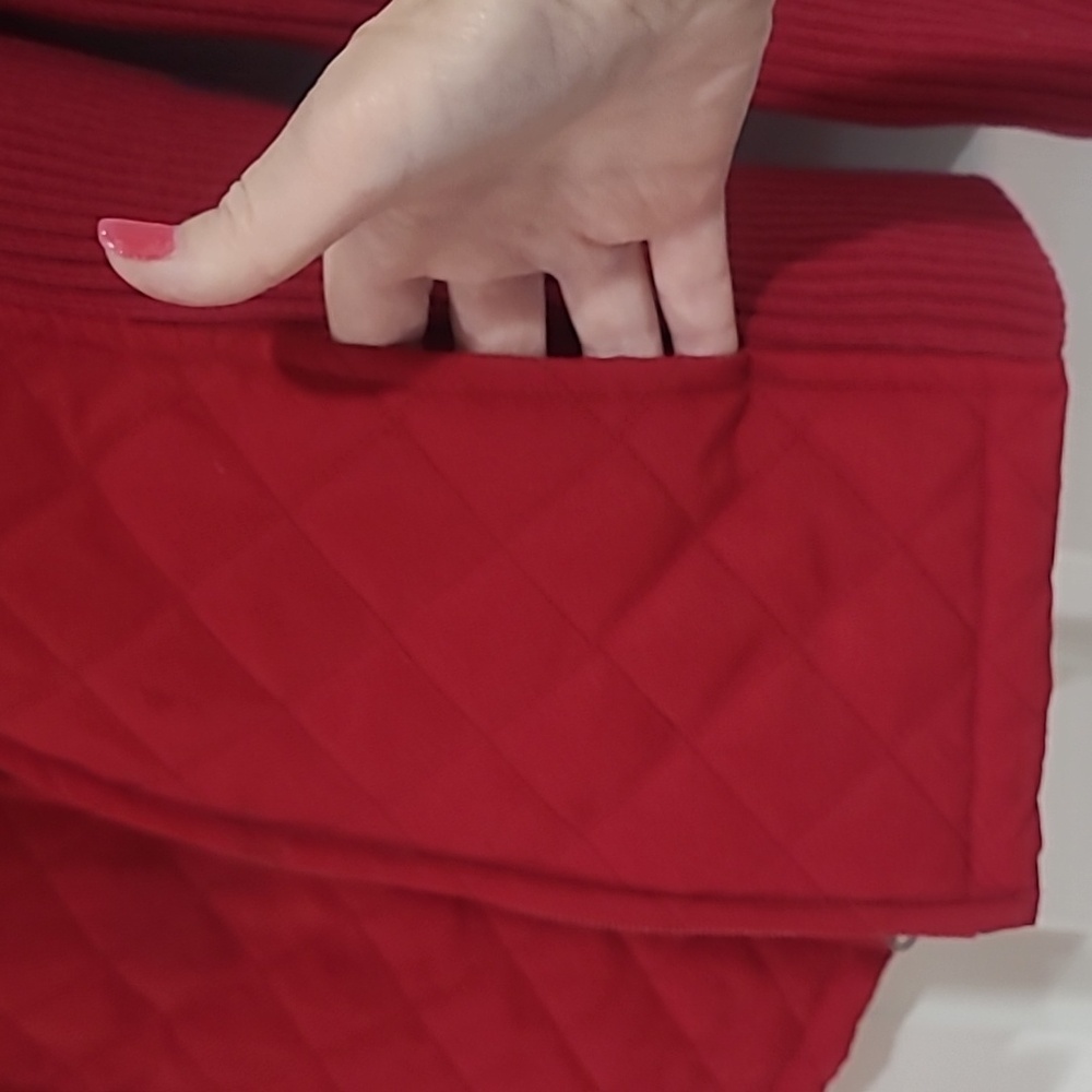 Red Quilted Jacket - Picture 3 of 3